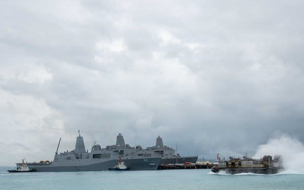 Tripoli Expiditionary Strike Group visits White Beach