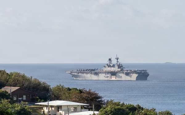 Tripoli Expiditionary Strike Group visits White Beach