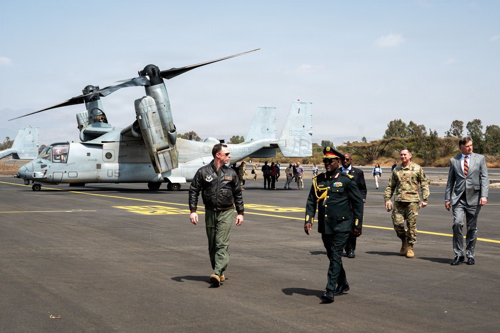 U.S. Africa Command leadership and U.S. Deputy Secretary of State attend Ethiopian Air Force's Black Lion Air Show