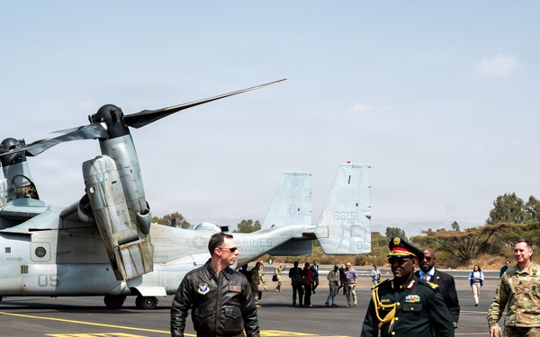 U.S. Africa Command leadership and U.S. Deputy Secretary of State attend Ethiopian Air Force's Black Lion Air Show