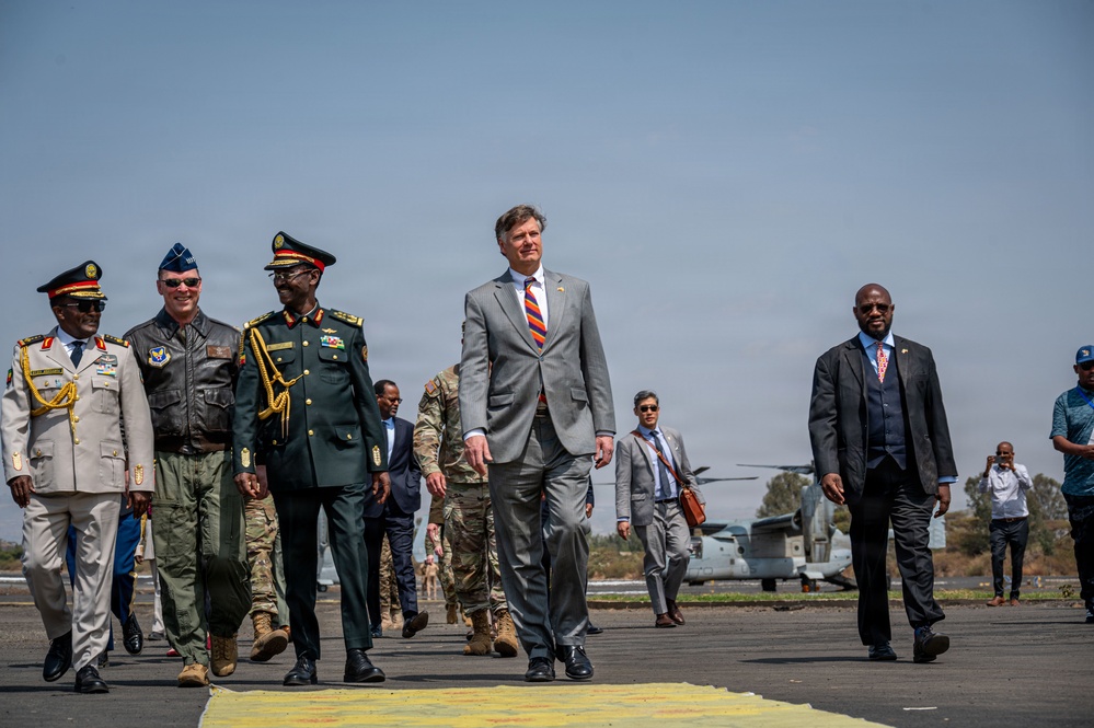 U.S. Africa Command leadership and U.S. Deputy Secretary of State attend Ethiopian Air Force's Black Lion Air Show