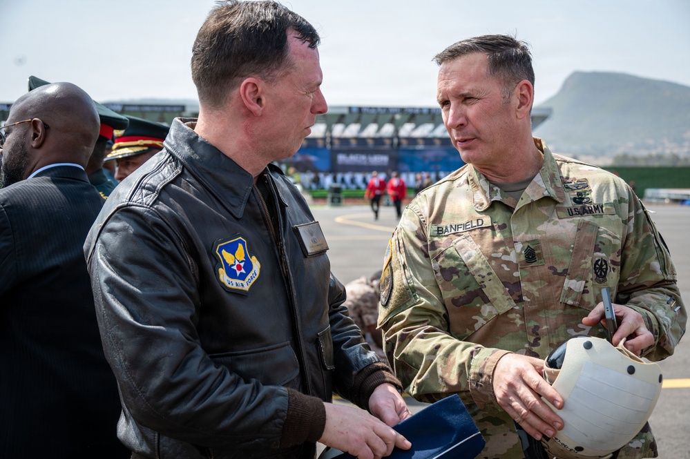 U.S. Africa Command leadership and U.S. Deputy Secretary of State attend Ethiopian Air Force's Black Lion Air Show