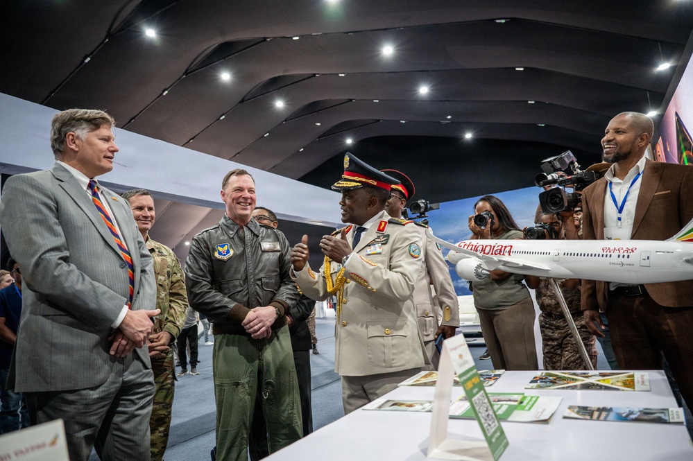 U.S. Africa Command leadership and U.S. Deputy Secretary of State attend Ethiopian Air Force's Black Lion Air Show
