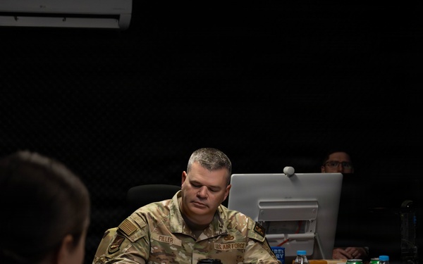 Director of Security Forces visits the 332nd Air Expeditionary Wing