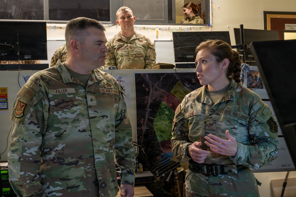 Director of Security Forces visits the 332nd Air Expeditionary Wing