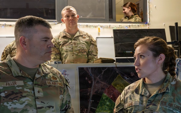 Director of Security Forces visits the 332nd Air Expeditionary Wing