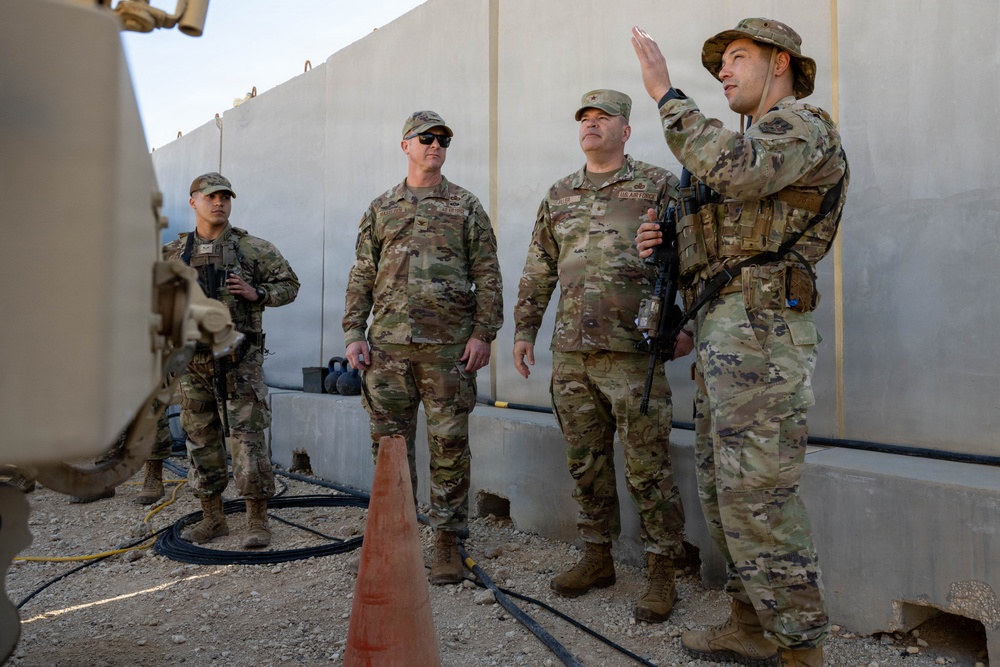 irector of Security Forces visits the 332nd Air Expeditionary Wing