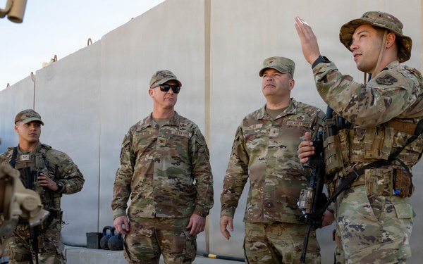 irector of Security Forces visits the 332nd Air Expeditionary Wing