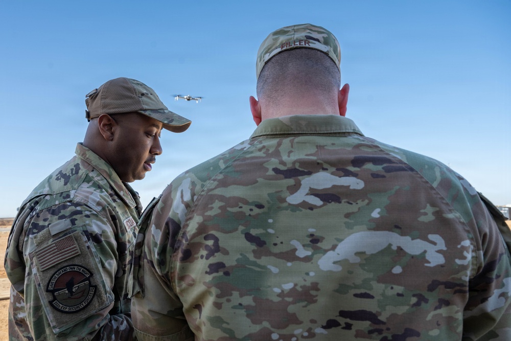 Director of Security Forces visits the 332nd Air Expeditionary Wing