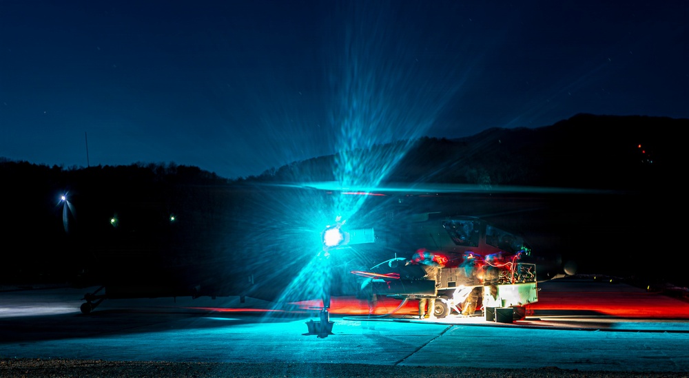 4-2 AB Conducts Apache Aerial Gunnery