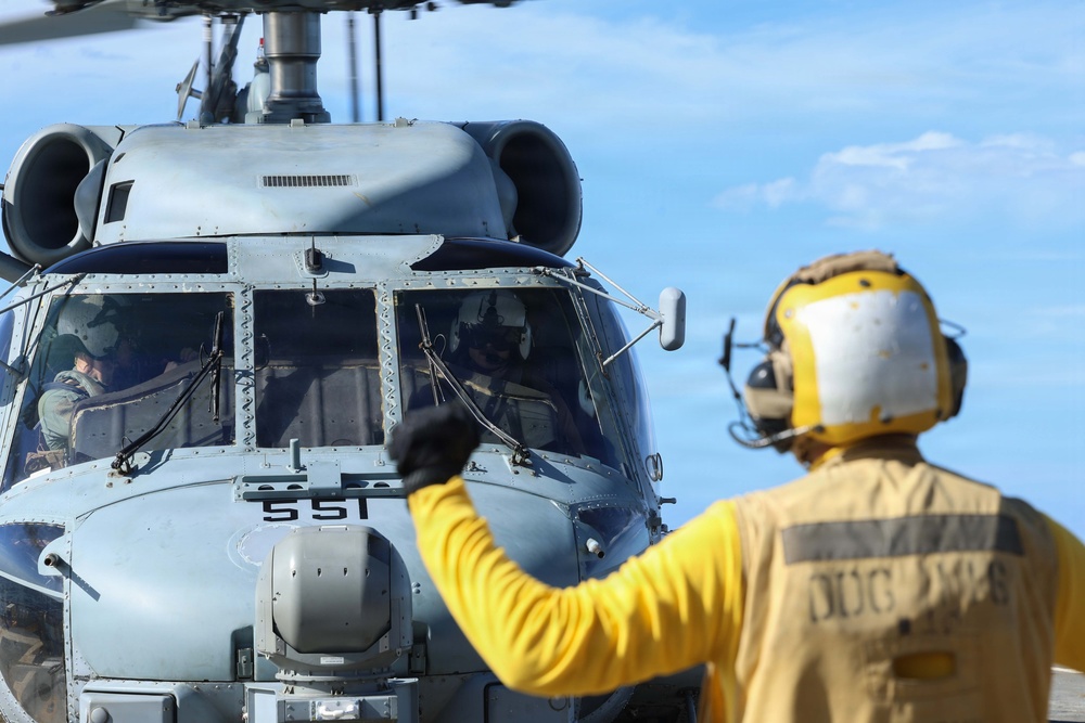USS Thomas Hudner (DDG 116) Flight Operations