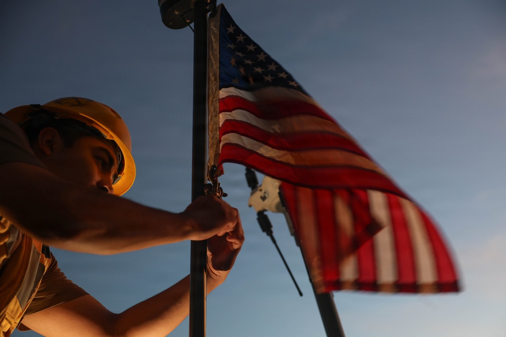 USS Thomas Hudner (DDG 116) Boat Operations