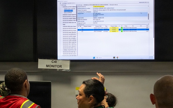 NSA Naples Conducts Force Protection Drills