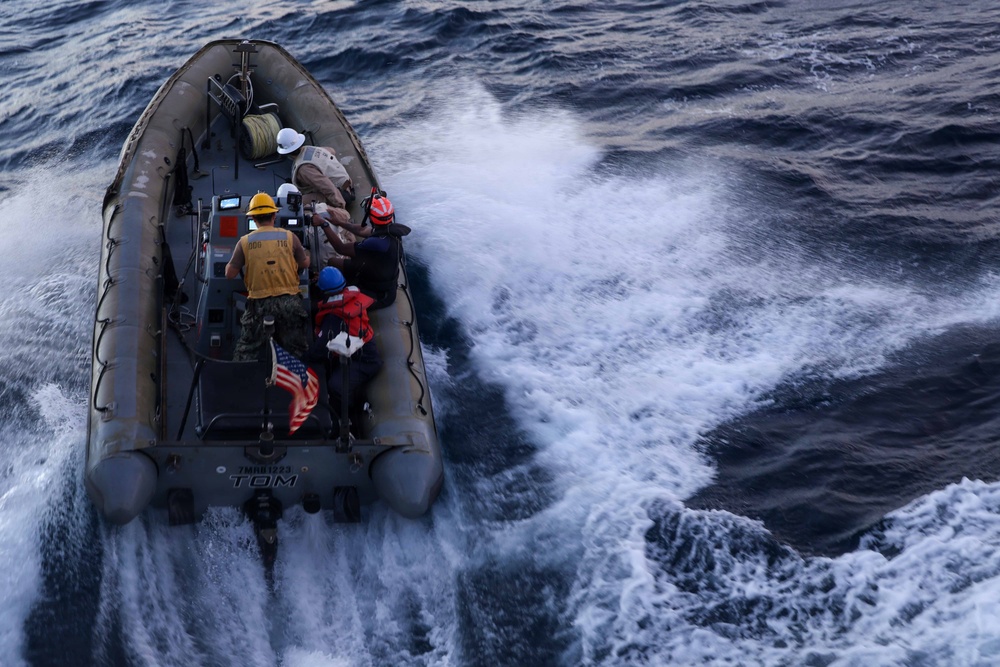 USS Thomas Hudner (DDG 116) Boat Operations