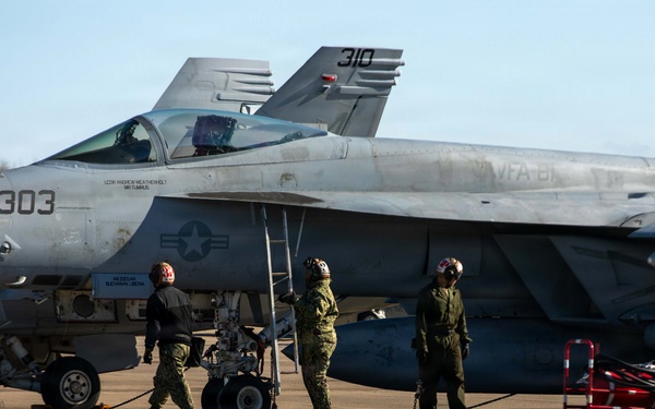 Strike Fighter Squadron (VFA) 34 Prepares for a Training Exercise