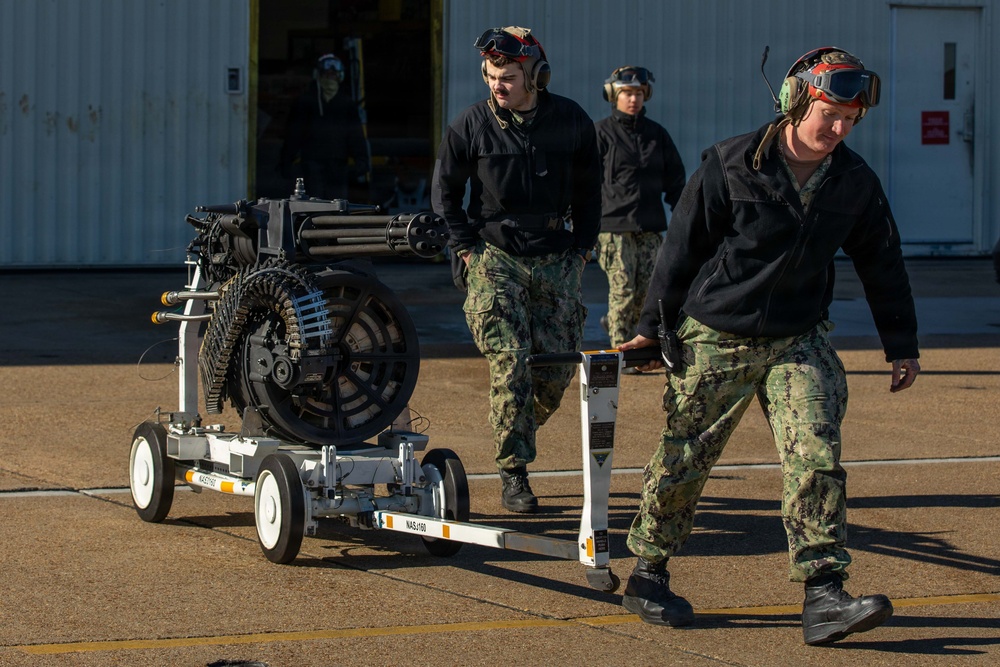 Strike Fighter Squadron (VFA) 34 Prepares for a Training Exercise