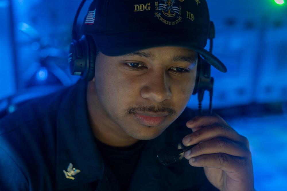 USS Delbert D. Black (DDG 119) Transits the Suez Canal