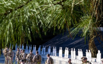 U.S. Marines with the 24th Marine Expeditionary Unit, conduct rifle and pistol drills