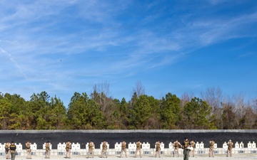 U.S. Marines with the 24th Marine Expeditionary Unit, conduct rifle and pistol drills