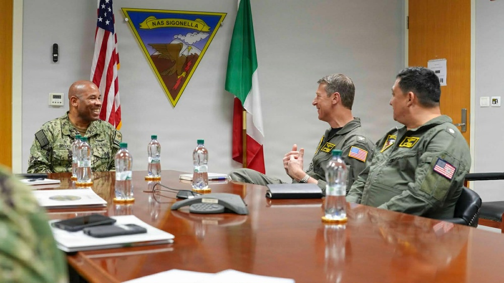 MyNavy Career Center Leadership Visits NAS Sigonella to Engage Sailors and Leaders