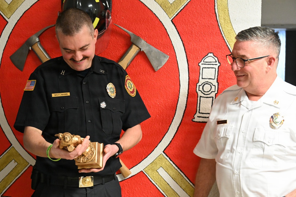 USAG Stuttgart Fire Department Receives Award