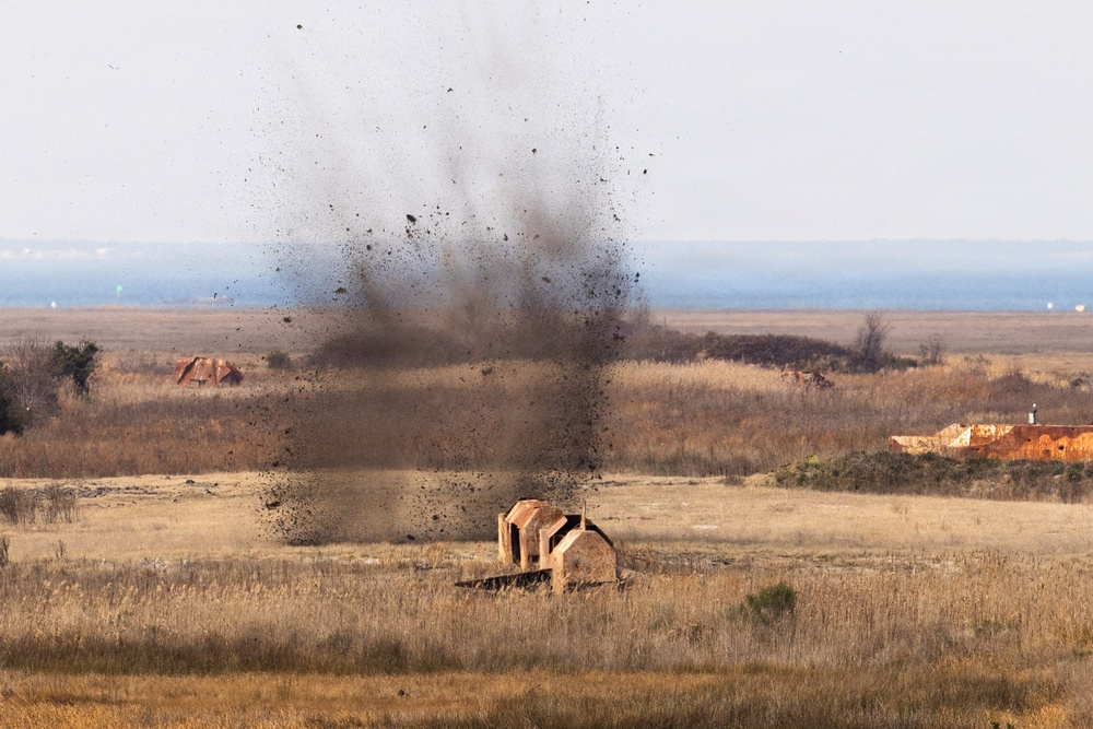 2/8 Marines call in CAS on Bombing Target 11