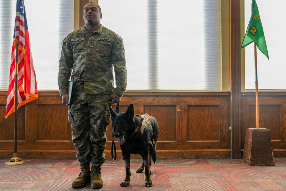 Retirement Ceremony for MWD Nick