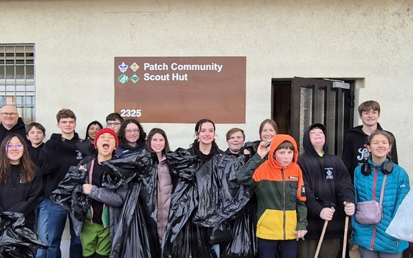 Troop 324 conducts youth-led environmental conservation service project at USAG Stuttgart