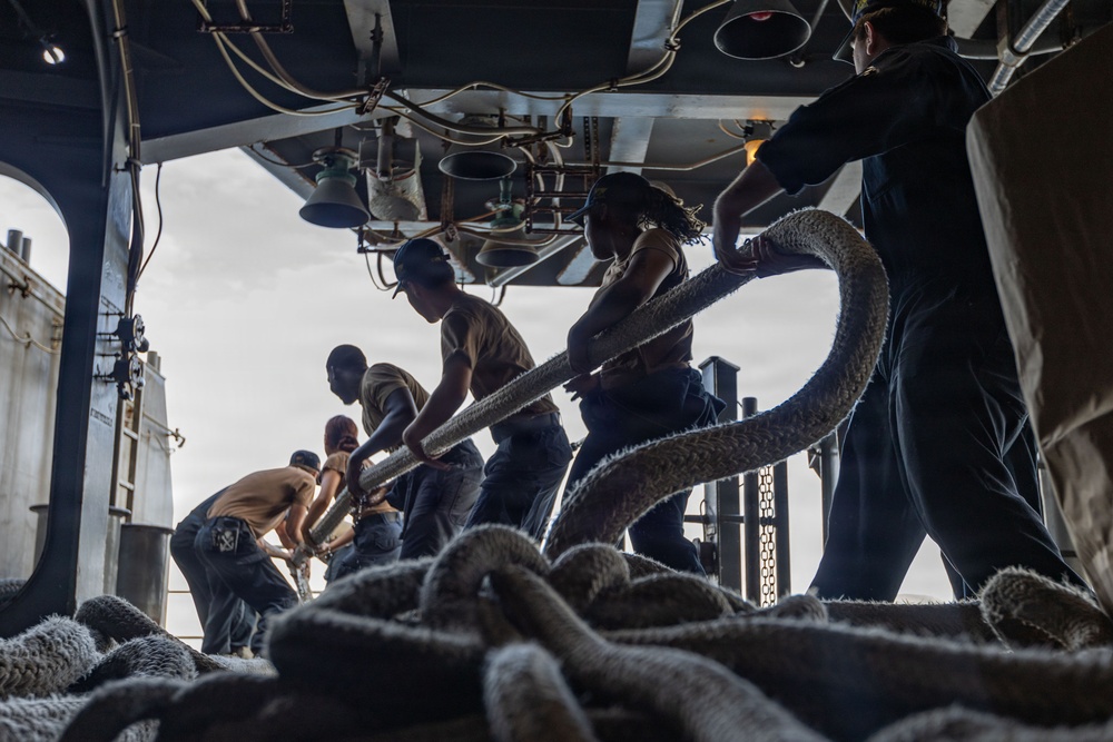 USS Gerald R. Ford (CVN 78) Departs St. Thomas, U.S. Virgin Islands