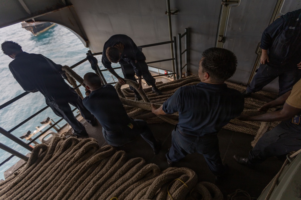 USS Gerald R. Ford (CVN 78) Departs St. Thomas, U.S. Virgin Islands