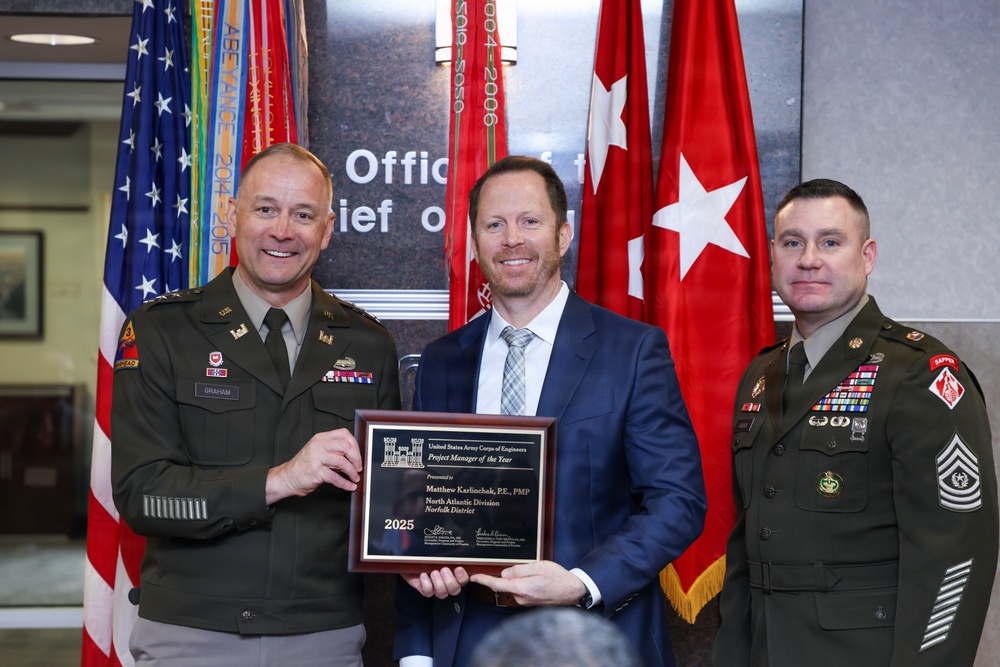 USACE National Award Ceremony Recipients