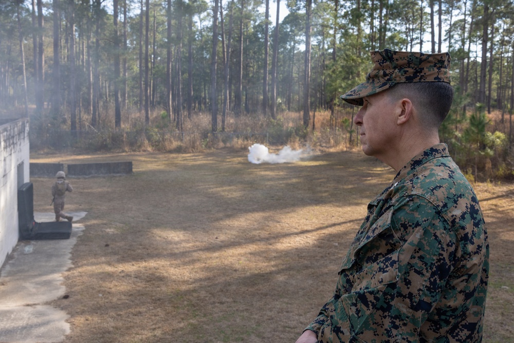 Lt. Gen. Watson Visits MCRDPI