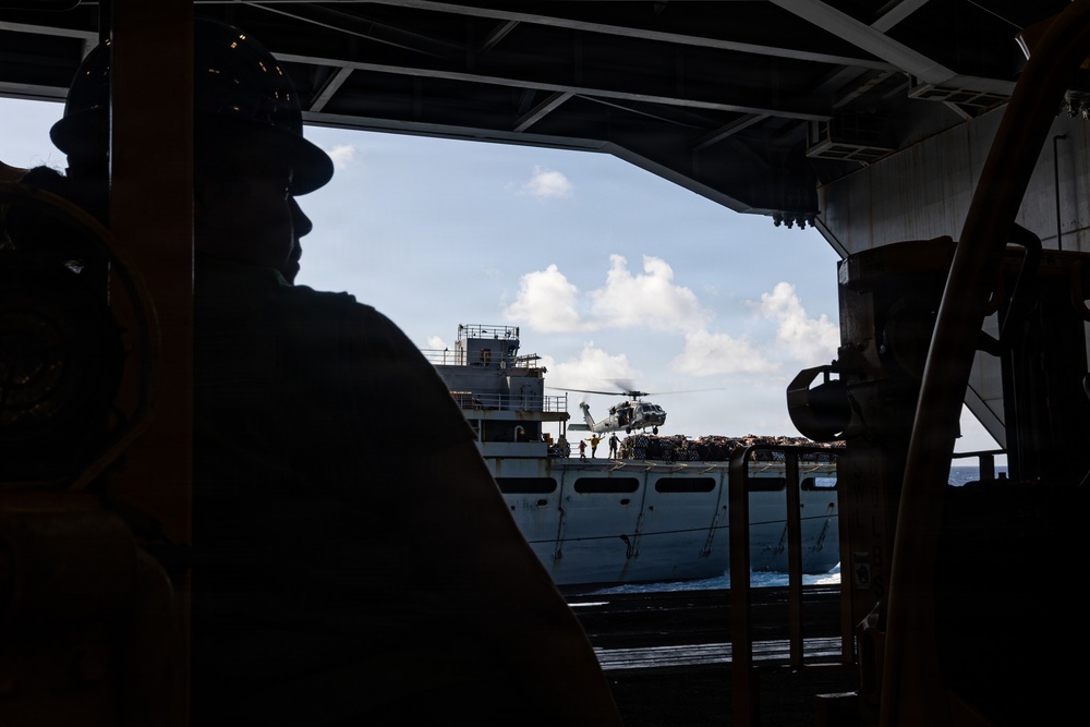 USS Gerald R. Ford (CVN 78) Replenishment-at-Sea