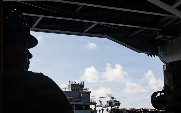 USS Gerald R. Ford (CVN 78) Replenishment-at-Sea