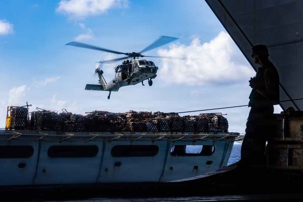 USS Gerald R. Ford (CVN 78) Replenishment-at-Sea