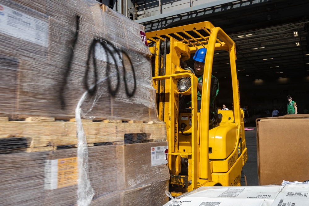 USS Gerald R. Ford (CVN 78) Replenishment-at-Sea