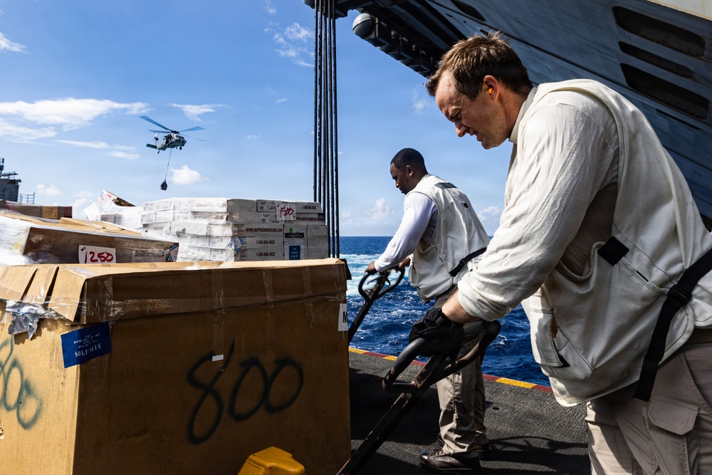 USS Gerald R. Ford (CVN 78) Replenishment-at-Sea