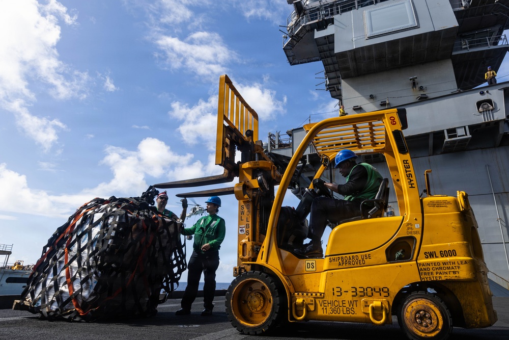 USS Gerald R. Ford (CVN 78) Replenishment-at-Sea