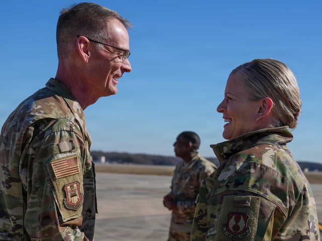 AFSC command team immersion at Robins AFB