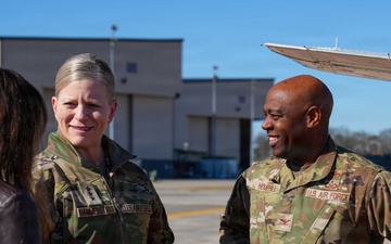 AFSC command team immersion at Robins AFB