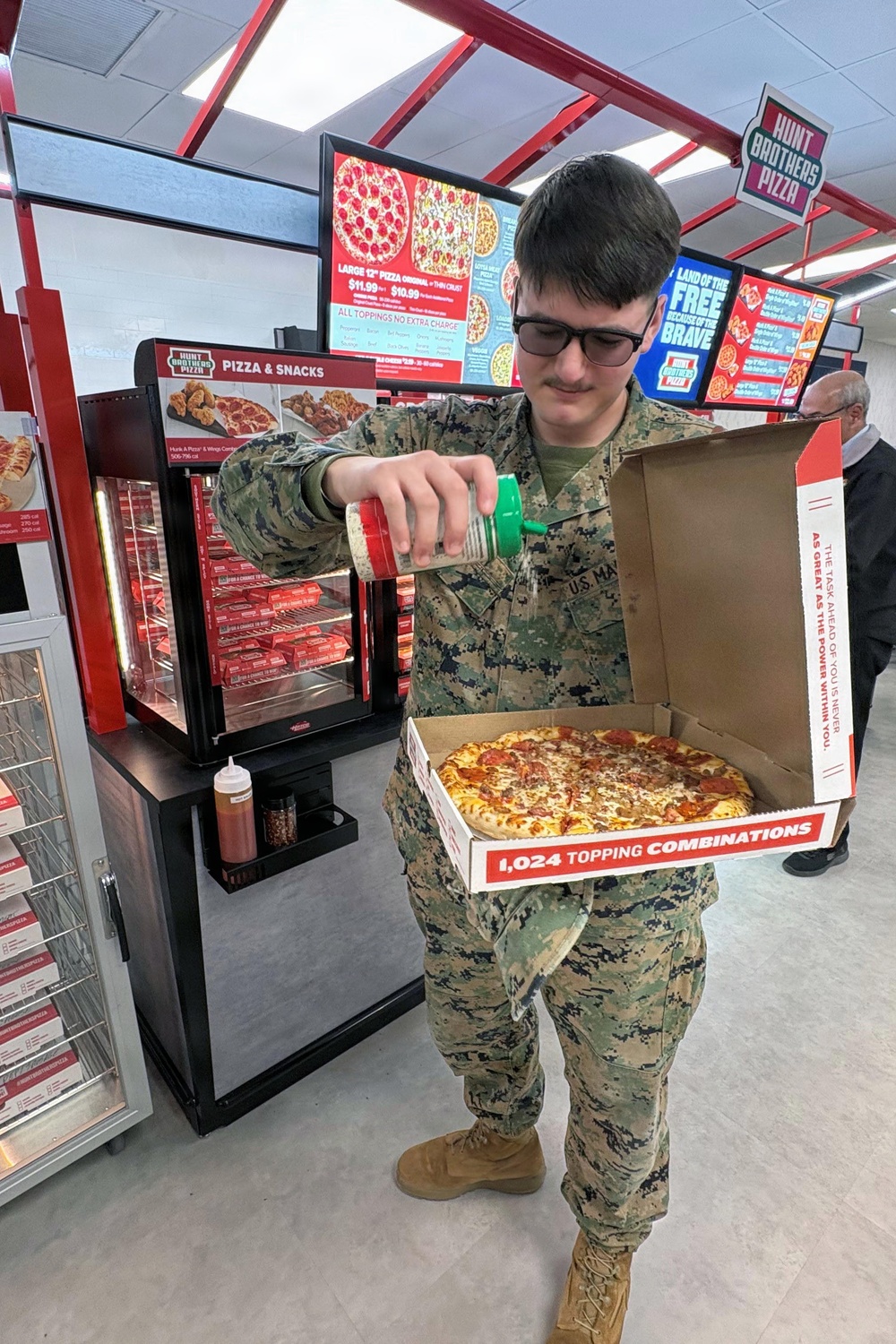 Navy Exchange Service Command Opens First Hunt Brothers Pizza Location