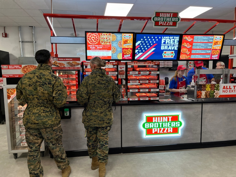 Navy Exchange Service Command Opens First Hunt Brothers Pizza Location