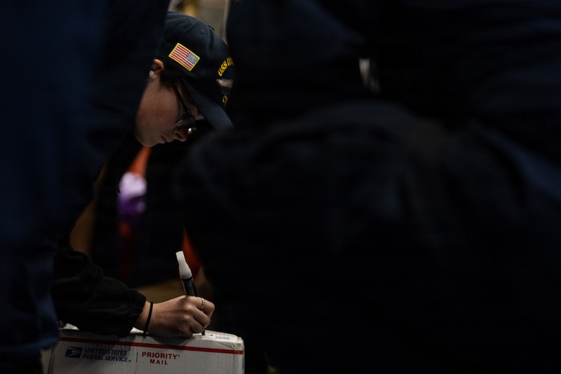 USS Gerald R. Ford (CVN 78) Replenishment-at-Sea