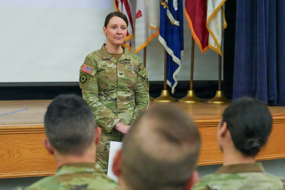 The Judge Advocate General Visits Fort Meade