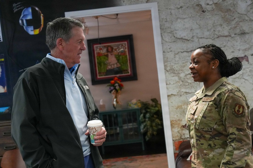 AFSC command team spouses tour Robins AFB