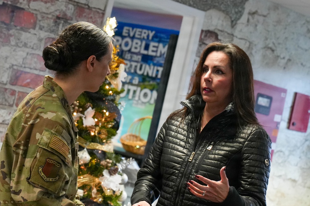 AFSC command team spouses tour Robins AFB