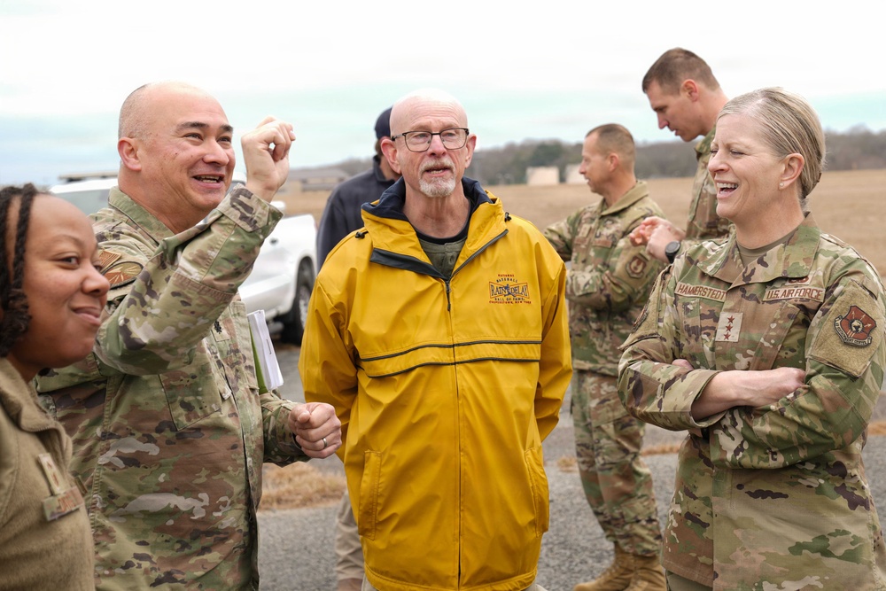 AFSC command team immersion at Robins AFB