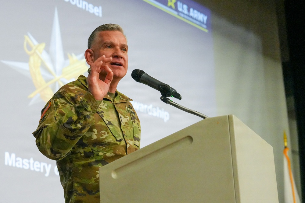 The Judge Advocate General Visits Fort Meade