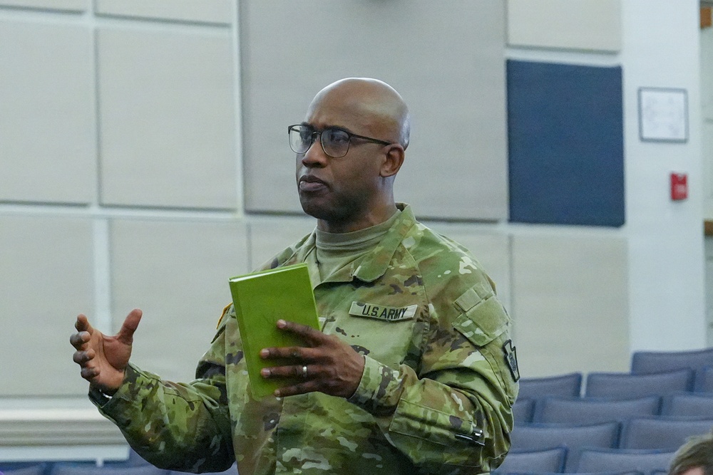 The Judge Advocate General Visits Fort Meade