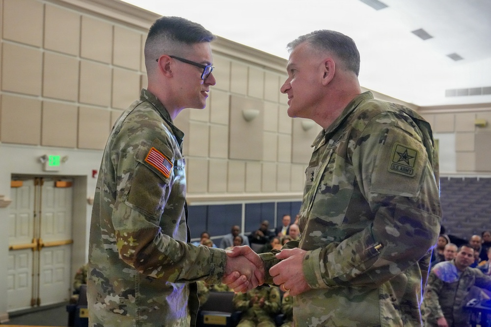 The Judge Advocate General Visits Fort Meade